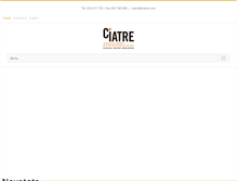 Tablet Screenshot of ciatre.com